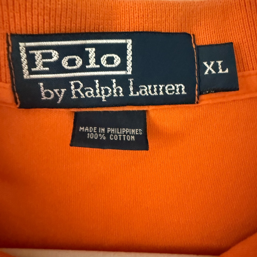 Ralph Lauren Bright Orange Polo Shirt - Picture 3 of 4
